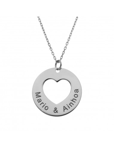GARGANTILLA PLATA 925MM CORAZON +...