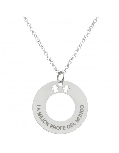 GARGANTILLA PLATA 925MM CIRCULAR - 22MM