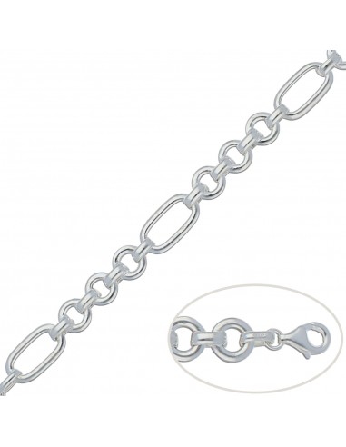 PULSERA ESLABONES PLATA 925MM