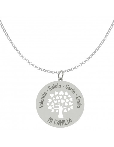 GARGANTILLA ARBOL FAMILIA PLATA 925MM...