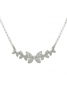 GARGANTILLA MARIPOSAS PLATA...