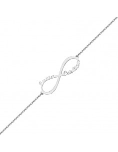 PULSERA INFINITO PLATA 925 MM