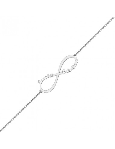 PULSERA INFINITO PLATA 925 MM