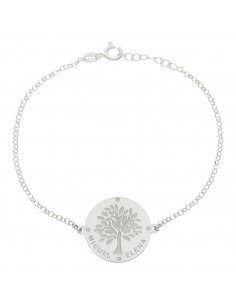 PULSERA ARBOL VIDA PLATA...