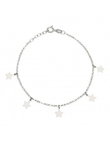 PULSERA MINI CHARMS ESTRELLAS PLATA...