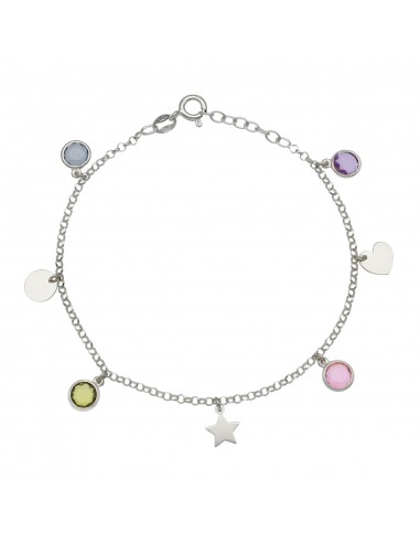 PULSERA MINI CHARMS MIX + PIEDRAS...
