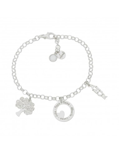 PULSERA MI HISTORIA FAMILIA PLATA 925MM