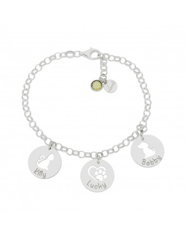 PULSERA MI HISTORIA MASCOTAS PLATA 925MM