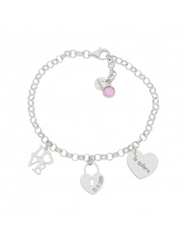 PULSERA MI HISTORIA LOVE PLATA 925MM