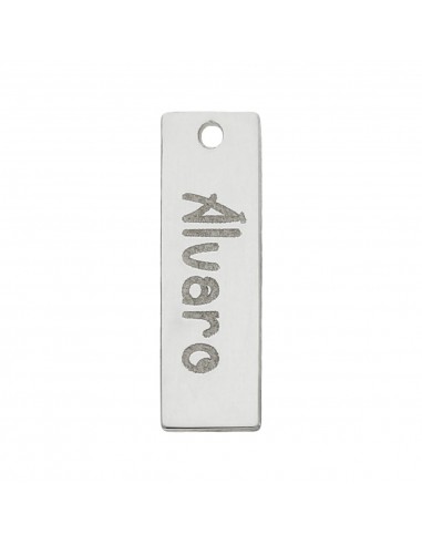 MI HISTORIA - ABALORIO CHAPA PLATA 925MM