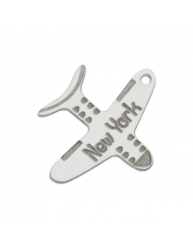 MI HISTORIA - ABALORIO AVION PLATA 925MM
