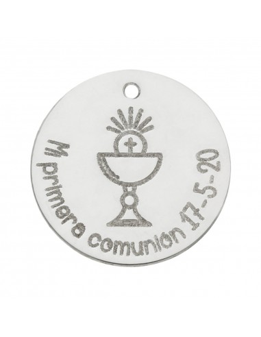 MI HISTORIA - ABALORIO COMUNION PLATA...