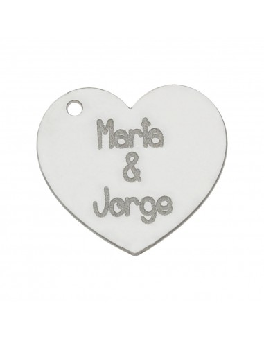 MI HISTORIA - ABALORIO CORAZON PLATA...