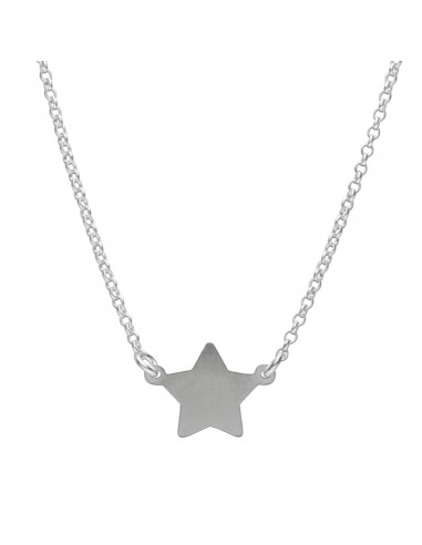 GARGANTILLA ESTRELLA PLATA 925MM