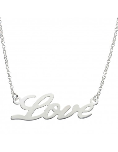 GARGANTILLA LOVE PLATA 925MM