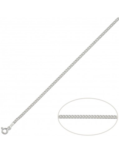 CADENA PLATA 925MM BARBADA - 2MM
