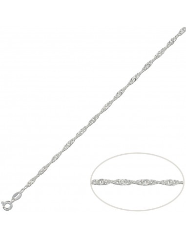 CADENA PLATA 925MM SINGAPUR - 2.50MM