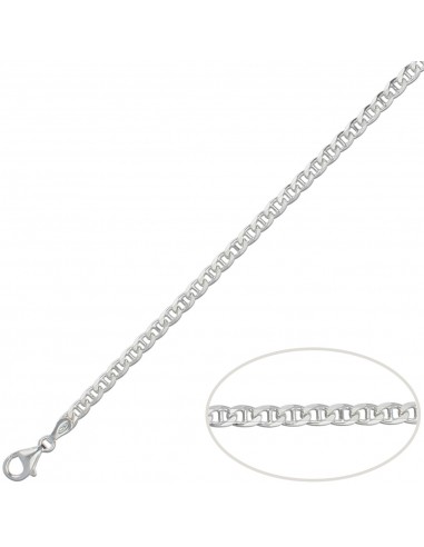 CADENA PLATA 925M ANCLA - 4MM