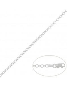 CADENA PLATA 925MM ROLOT - 3MM