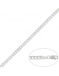 CADENA PLATA 925MM BARBADA...