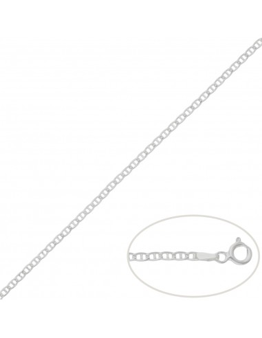 CADENA PLATA 925MM ANCLA - 2.50MM