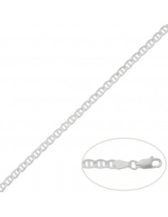 CADENA PLATA 925MM ANCLA - 4MM