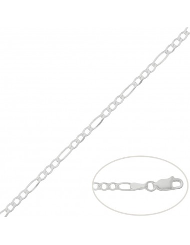 CADENA PLATA 925MM 3x1 - 2.80MM