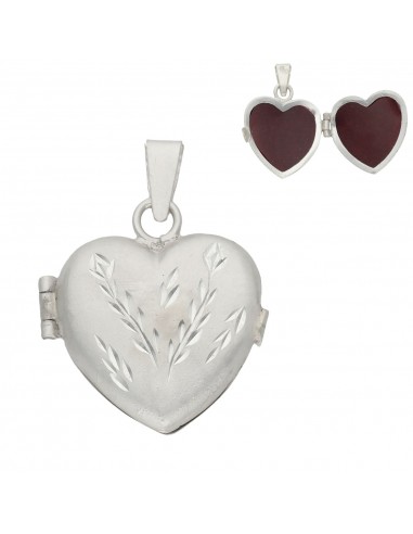 GUARDAPELO CORAZON PLATA 925M - 22X23MM