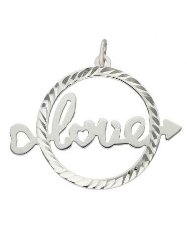 COLGANTE LOVE PLATA 925MM