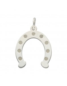 COLGANTE HERRADURA PLATA 925MM