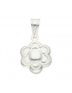 COLGANTE FLOR PLATA 925MM