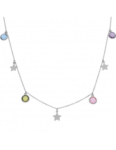 GARGANTILLA PLATA 925MM ESTRELLAS +...