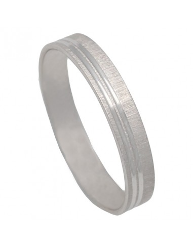 ALIANZA ORO BLANCO 18KL DE 350MM