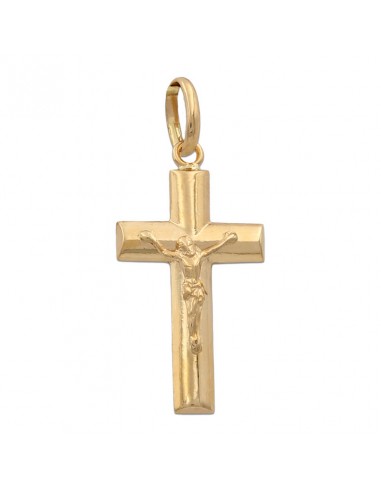 CRUZ ORO 18KL CON CRISTO 13X24MM