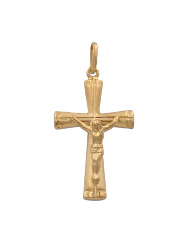 CRUZ EN ORO DE 18KL CON CRISTO