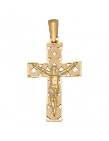 CRUZ ORO 18KL CRISTO - 16X27MM