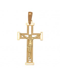 CRUZ ORO 18KL CON CRISTO DE...