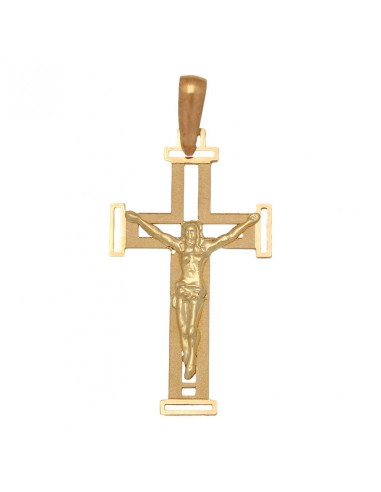 CRUZ ORO 18KL CON CRISTO DE 16X28MM