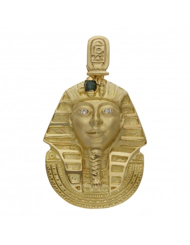 CABEZA EGIPCIA ORO 18KL - 30X41MM