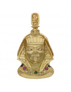 CABEZA EGIPCIA ORO 18KL -...