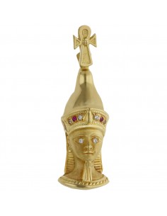 CABEZA EGIPCIA ORO 18KL -...