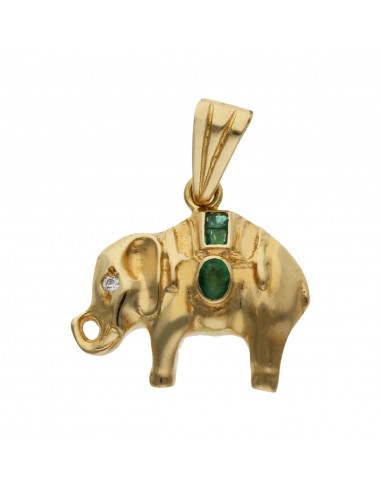 COLGANTE ORO 18KL ELEFANTE