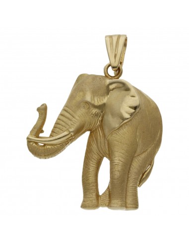 COLGANTE ELEFANTE ORO 18KL - 29X33MM