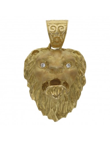 CABEZA LEON ORO 18KL - 29X39MM