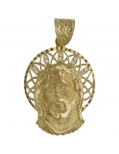 CABEZA CRISTO ORO 18KL -...