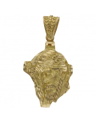 CABEZA CRISTO ORO 18KL - 25X37MM