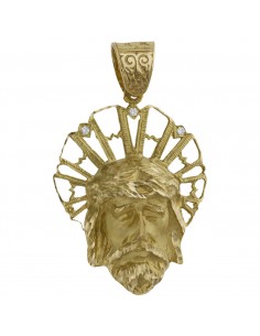CABEZA CRISTO ORO 18KL-...