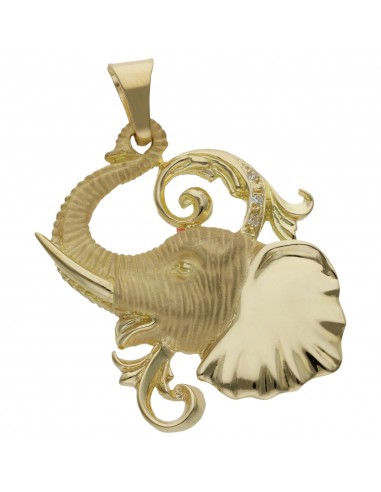 COLGANTE ELEFANTE ORO 18KL DE 38X34MM