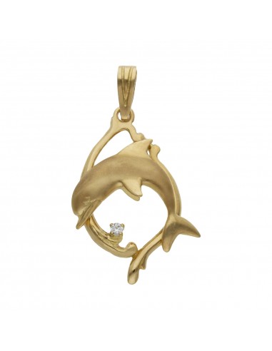 COLGANTE DELFIN ORO 18KL - 20X28MM