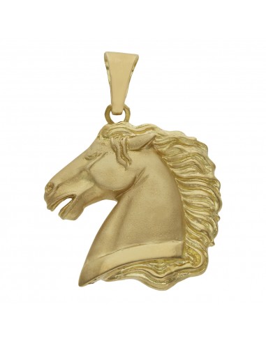 COLGANTE CABALLO ORO 18KL - 28X32MM